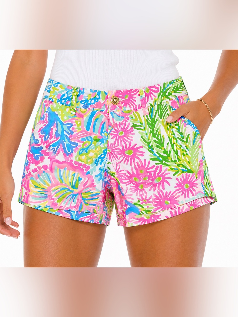 Lilly Pulitzer Callahan Shorts size 0 pink